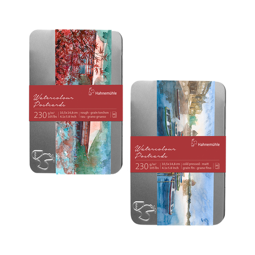 Tarjetas Postales de Acuarela Hahnemuhle 230gr A6 30 Hojas