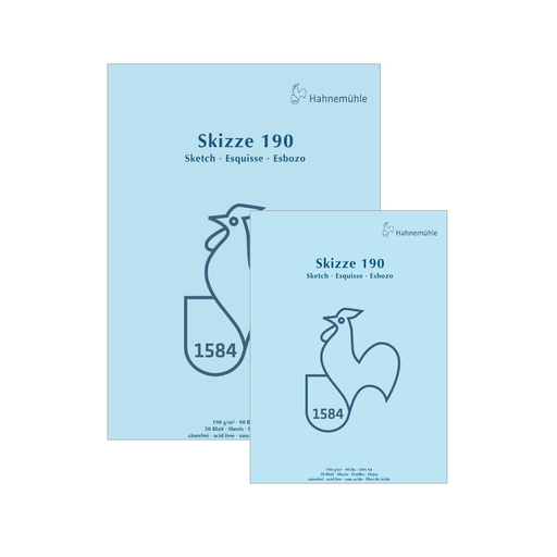 Block Dibujo Hahnemühle Skizze 190gr 50 Hojas