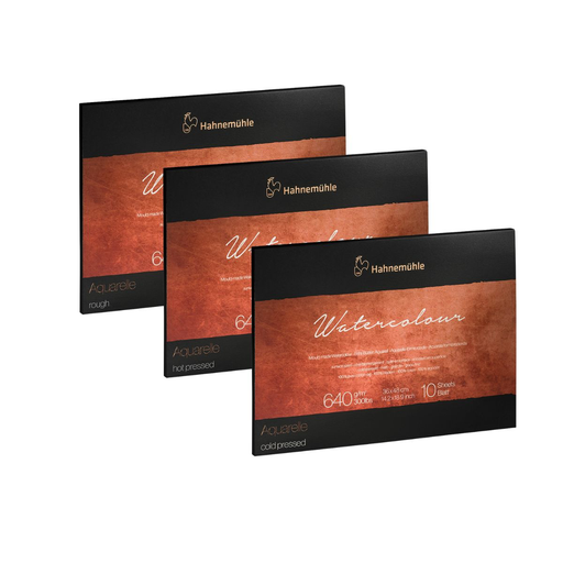 Block Acuarela Hahnemuhle The Collection 640gr 36x48cm 10 Hojas