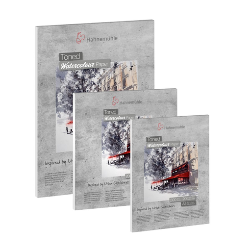 Block Acuarela Toned Grey Hahnemuhle 200gr 20 Hojas