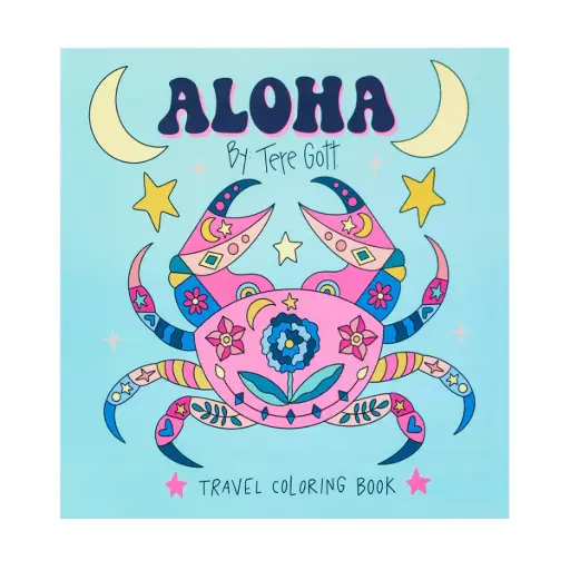 [LIBROALOHA] Libro para Colorear Aloha Tere Gott