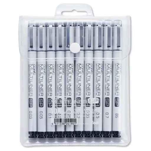 [MULSPSET001] Tiralíneas Copic Multiliner Recargables SP Set 10A