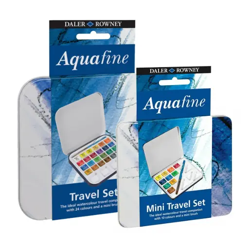Acuarela en Pastillas Daler Rowney Aquafine Travel Set 