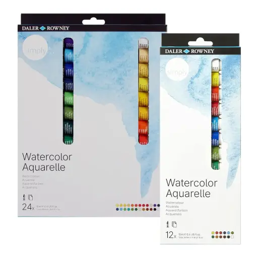 Acuarela en Tubos Daler Rowney Simply Sets 12ml