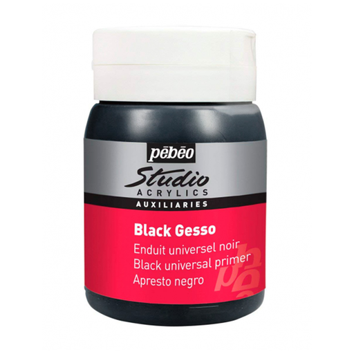 [526135] Imprimante Gesso Pebeo Studio Negro 500ml