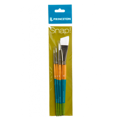 [P9850SET3] Pinceles Acuarela y Acrílico Princeton Snap Serie 9850 Set 4