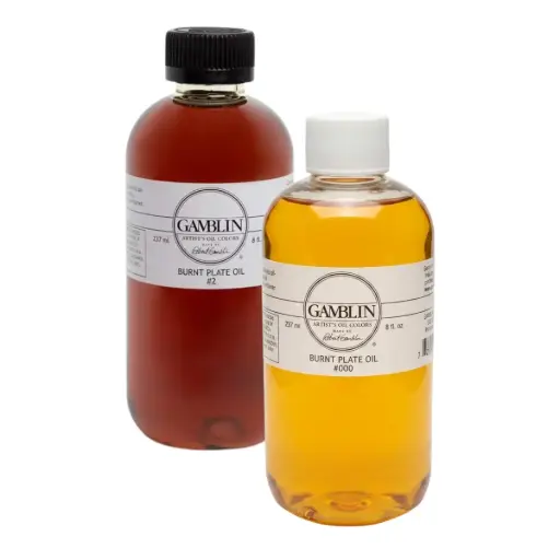 Aglutinante Para Tintas Grabado Burnt Plate Oil Gamblin 8oz