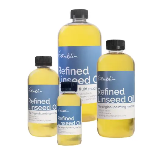 Aceite de Linaza Refinado para Óleo Gamblin
