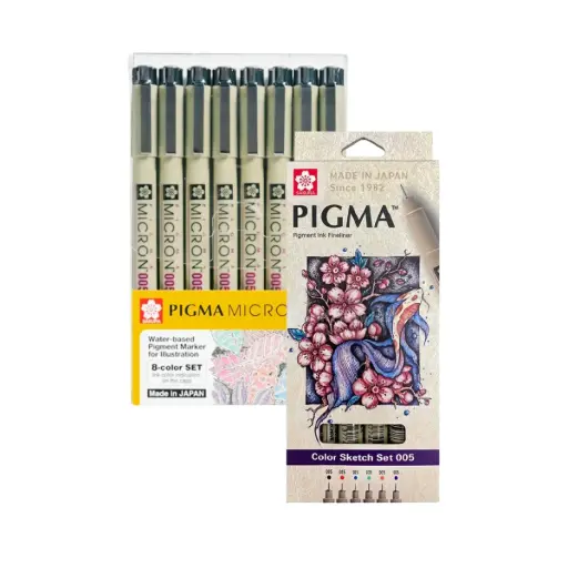 Tiralíneas Sakura Pigma Micron 0.05mm Sets