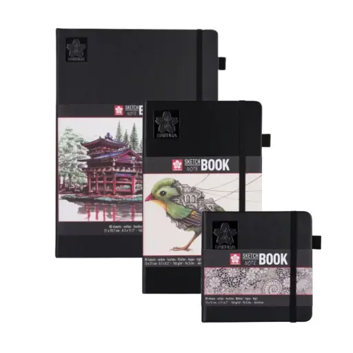 Libreta Sakura 140gr 80 Hojas Blanco Crema