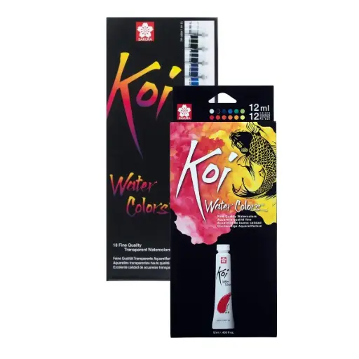 Acuarela en Tubo Sakura Koi Sets 12ml