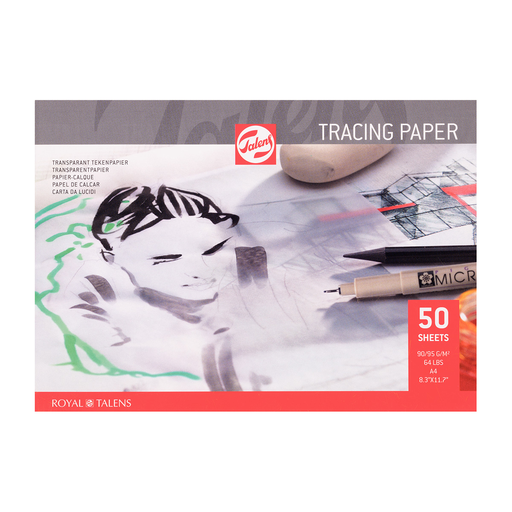 [91530032] Block Papel Para Trazar Talens 90gr A4 50 Hojas