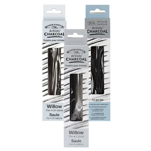 Barras Carboncillo de Sauce Fino Winsor & Newton Sets