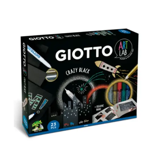 [8000825023590] Set Creativo Giotto Art Lab Crazy Black