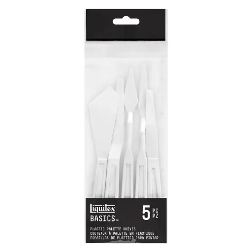 [3699371] Espátulas Plásticas para Pintar Liquitex Set 5 Unidades