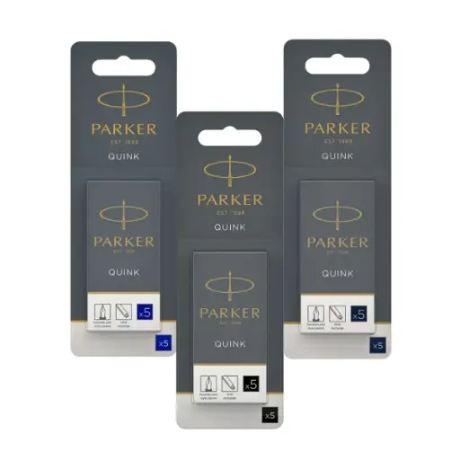 Cartuchos de Tinta Parker para Pluma Estándar 5 Unidades