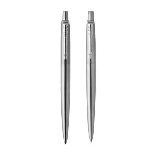 [2007853] Bolígrafo y Portamina de Acero Parker Jotter