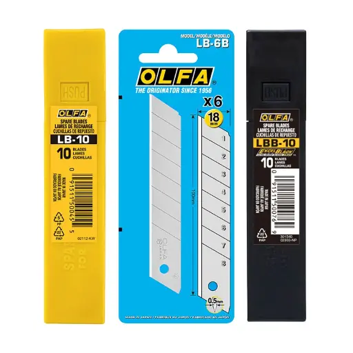 Repuestos Cuchillos Olfa Universal 18mm
