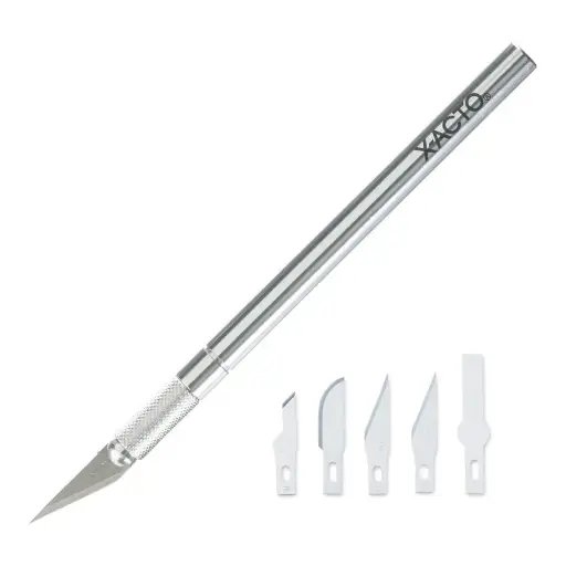 [X5211] Cuchillo de Precisión X-Acto Nº1 con 5 Hojas Repuesto Diferentes