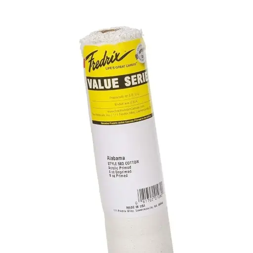 Rollo de Algodón Fredrix Alabama Imprimado Serie Creative 583 305gr