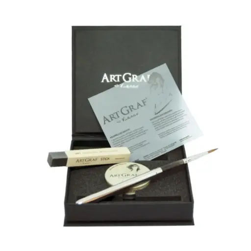 [EAARTKIT2001] Kit ArtGraf Viarco Pastilla y Barra Grafito Acuarelable + Pincel