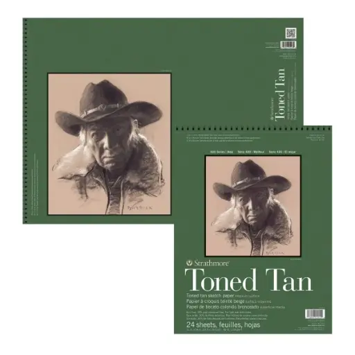Croquera Dibujo Strathmore Toned Tan 118gr