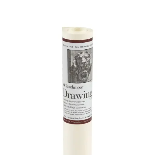 Rollo Papel Dibujo Strathmore Drawing Serie 400 130gr 1.067 x 9.14 mt