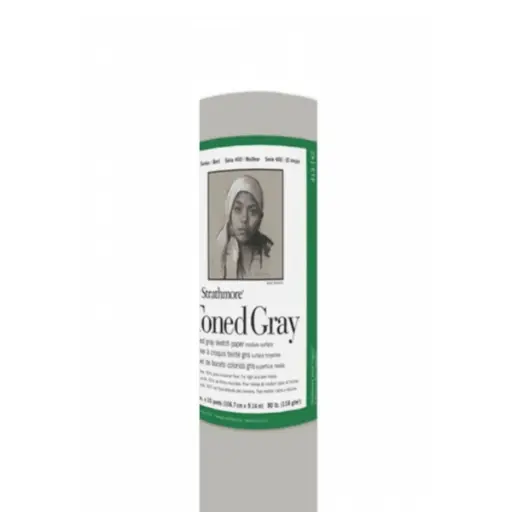 [P413-142] Rollo Papel Dibujo Strathmore Serie 400 Toned Gray 118gr 1.067 x 9.14 mt