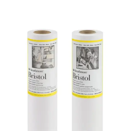 Rollo Papel Bristol Dibujo Strathmore Serie 300 270gr 1.067 x 9.14 mt