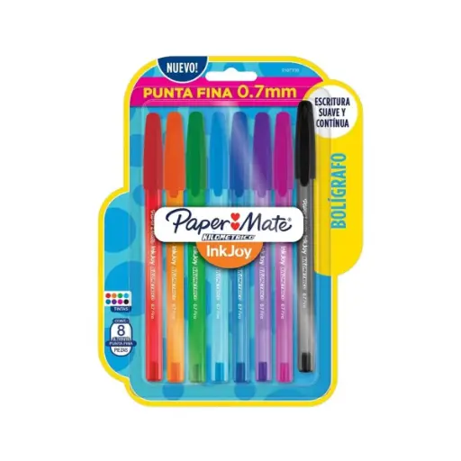 Lápices Pasta Inkjoy Paper Mate Punta Fina 0.7mm Sets