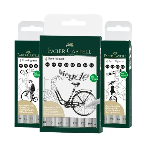 Tiralíneas Pitt Artist Pen Faber Castell Ecco Pigment Sets