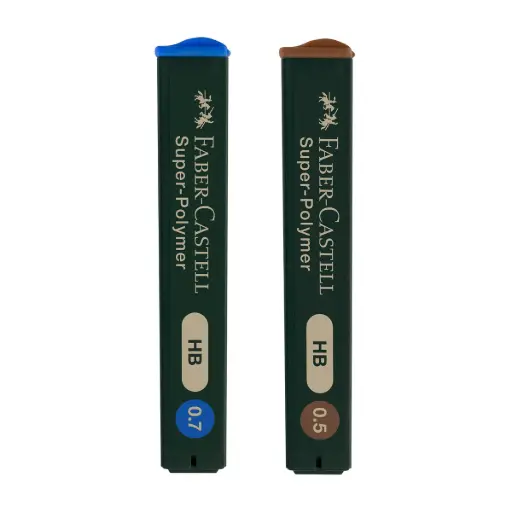 Minas Polímeras Faber Castell HB 12 Unidades