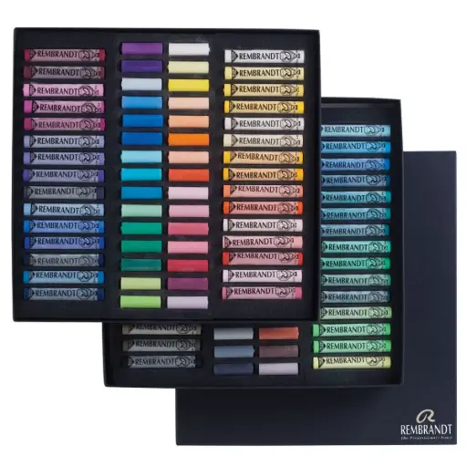[31823160] Pastel Seco Rembrandt Set 60 Barras + 60 Medias Barras