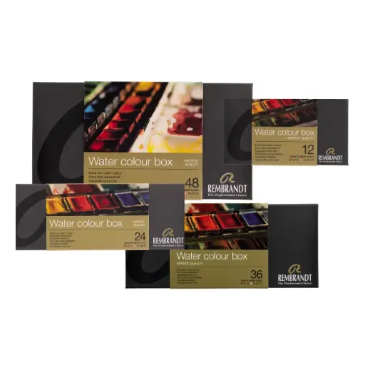 Acuarela en Pastillas Rembrandt Caja Metálica Sets