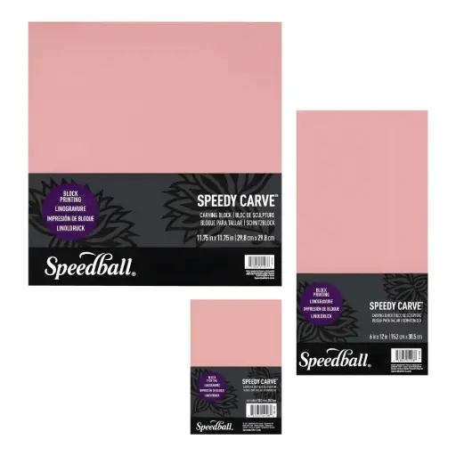 Linóleo Speedball Rosado Speedy Carve