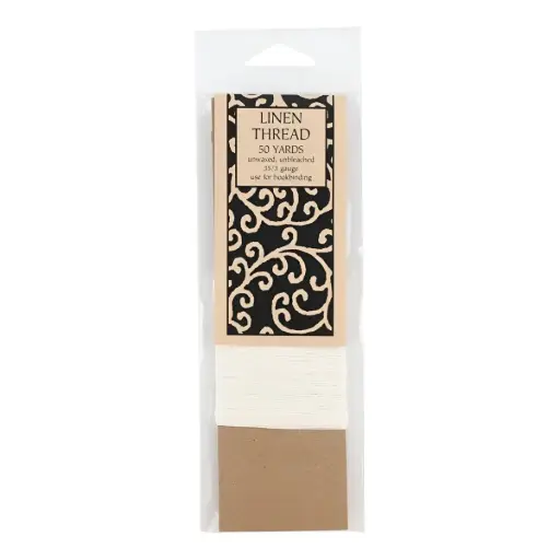 [BBHM201] Hilo de Lino Natural para Encuadernar Lineco 35/3 45.7mt 
