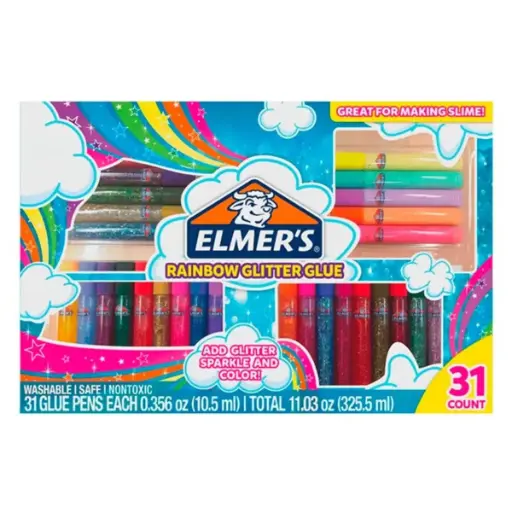 [2023371] Kit Pegamento Glitter Elmers en tubo 31 Unidades