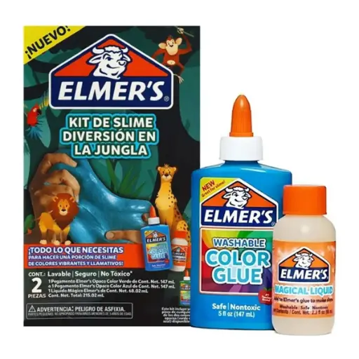 [2190601] Kit Slime Elmers Jungle Jam 2 Piezas 