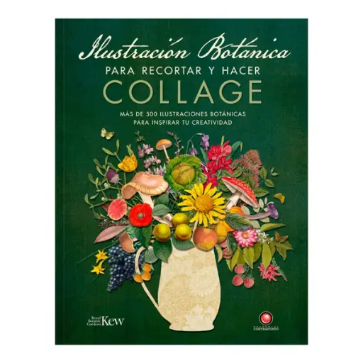 [978-956-257-466-2] Libro Ilustración Botánica para Recortar y Hacer Collage