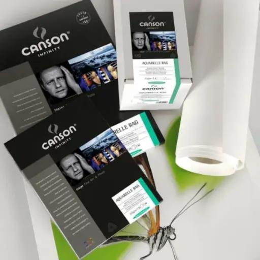 Papel Impresión Digital Canson Infinity Aquarelle Rag 310gr Mate