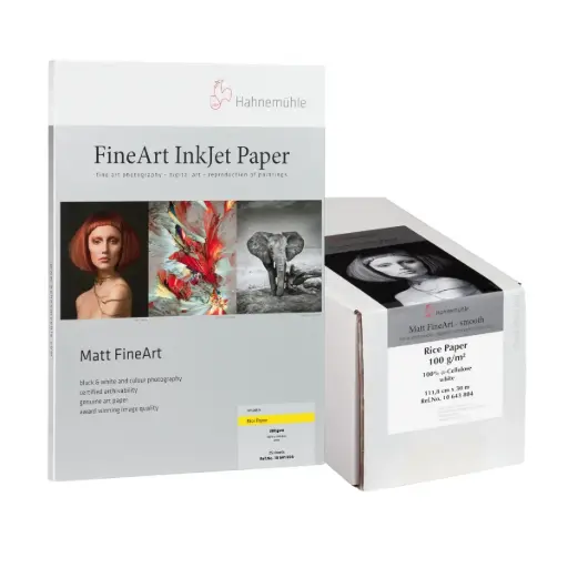 Papel FineArt Digital Hahnemühle Photo Rag Rice Paper 100gr