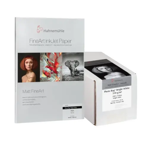 Papel FineArt Digital Hahnemühle Photo Rag Bright White 310gr