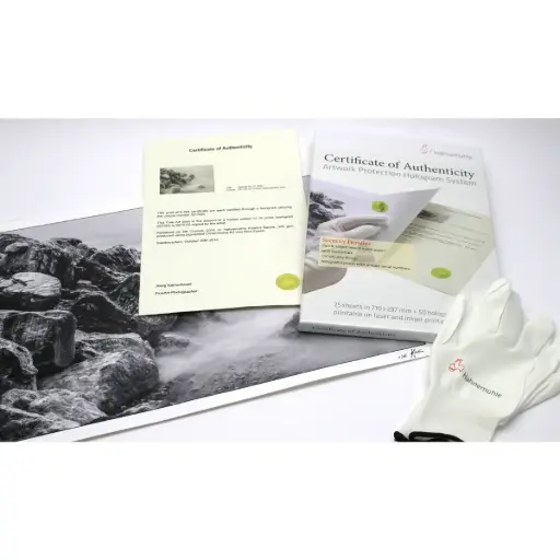 [10640397] Certificado de Autenticidad Hahnemühle Digital