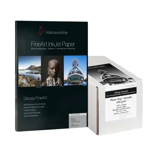 Papel FineArt Digital Hahnemühle Photo Rag Metallic 340gr