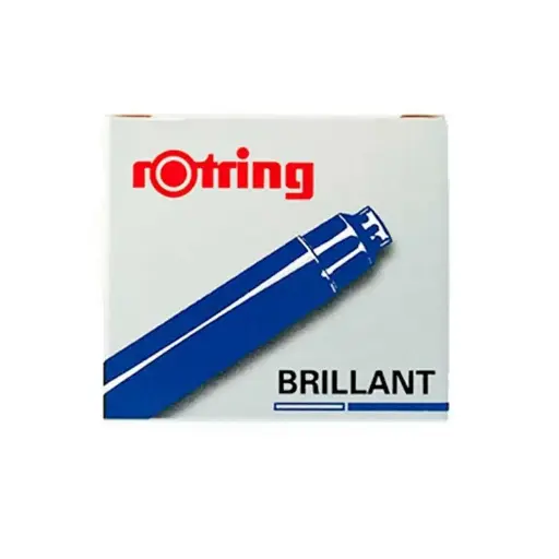[S0194681] Cartuchos Tinta Rotring Art Pen Azul 6 Unidades