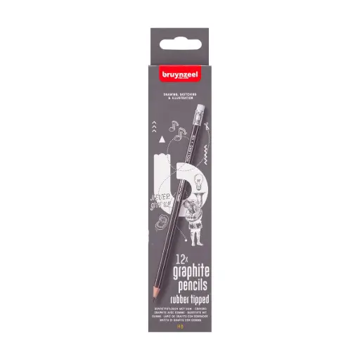 [60211012]  Lápices Grafito Bruynzeel HB Set 12 