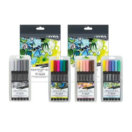 Marcadores Lyra Aqua Brush Duo Sets Selección General