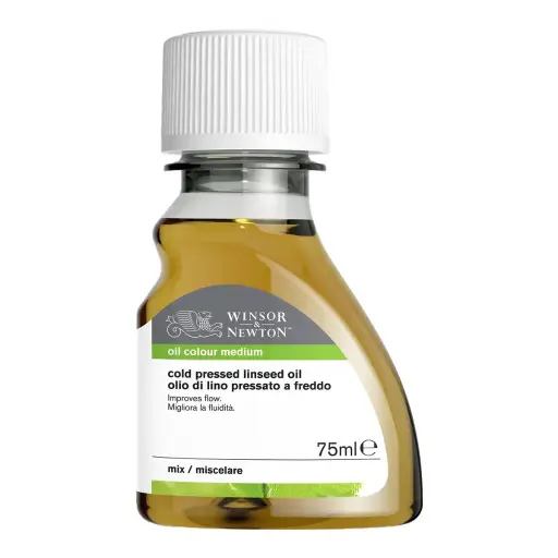 Aceite de Linaza Winsor & Newton Prensado en Frío 75ml
