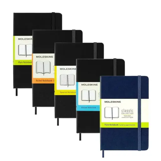 Libretas Moleskine Tapa Dura Bolsillo 9x14 cm