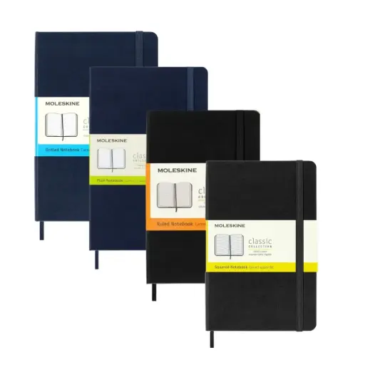Libretas Moleskine Tapa Dura Mediana 11.5 x 18 cm